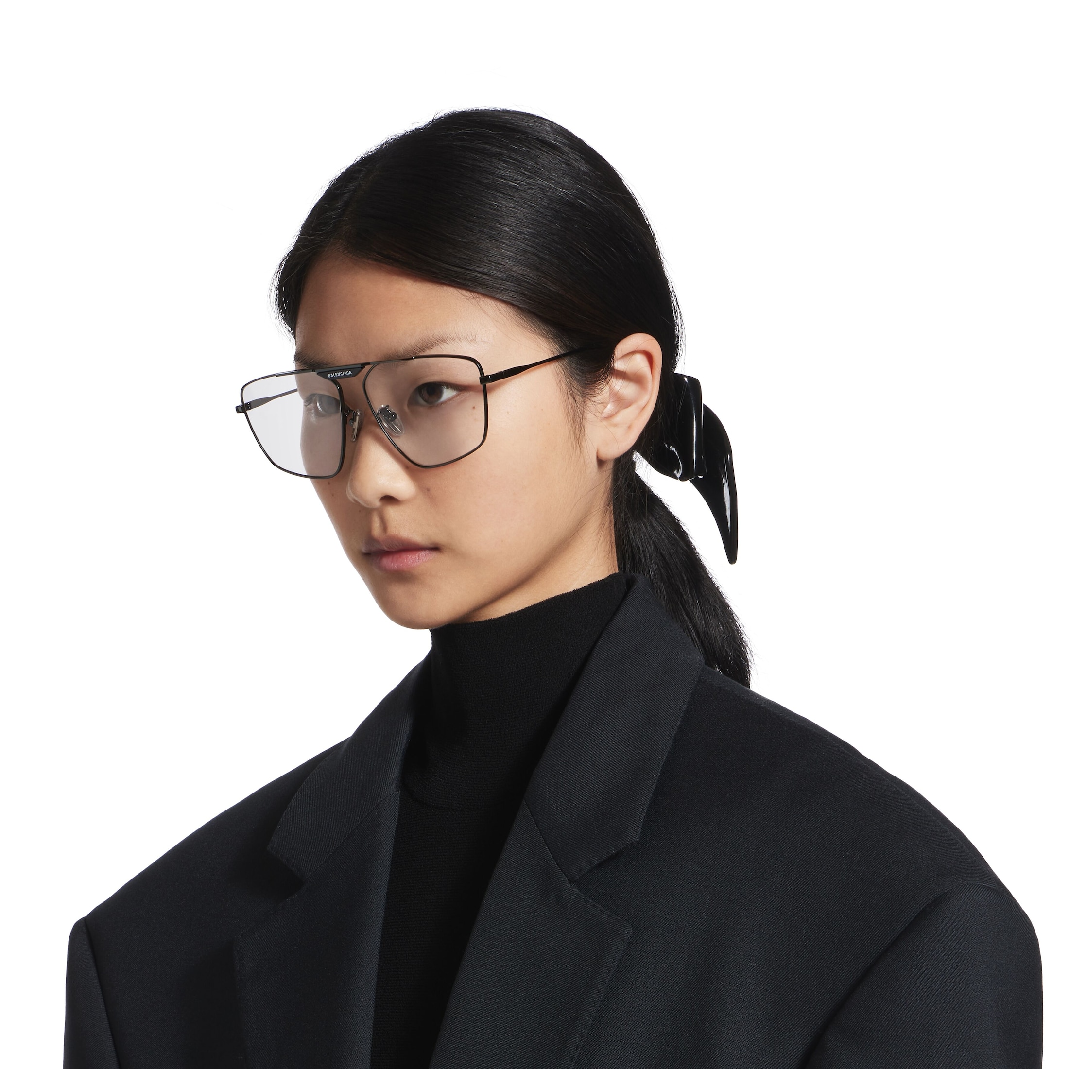 Tag 2.0 Navigator Sunglasses in Dark Silver - Image 3